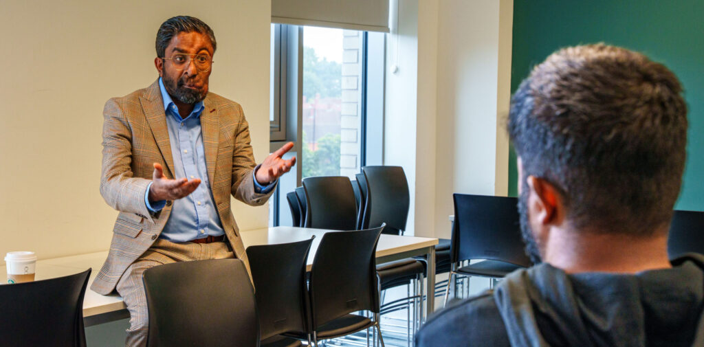 Amit Ghose at the Human Library
